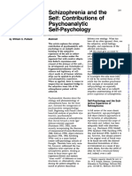 Schizophrenia and The Self: Contributions of Psychoanalytic Self-Psychology