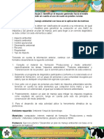 Evidencia Ejercicio Practico Desarrollar Plan Manejo Ambiental Base Aplicacion Matrices