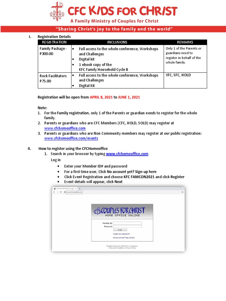 iFamCon 2021 Registration Scheme | PDF | Payments | Financial Transaction