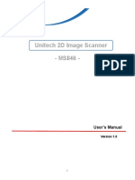 MS846 - Unitech 2D Image Scanner: User's Manual