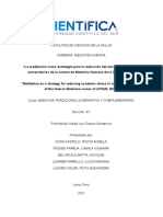 Avance Trabajo de Investigación Medicina Tradicional Alternativa y Complementaria 4c1-Grupo2 - Del Aguila Matta, Nicolae