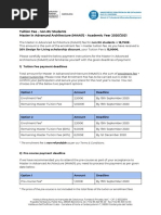 Tuition Fees MAA01 - non-EU