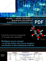 Biopolimerek - I - SZÉNHIDRÁTOK - Anyagcsere - 1