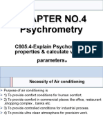 Chapter No.4 Psychrometry .: C605.4-Explain Psychometric Properties & Calculate Various Parameters