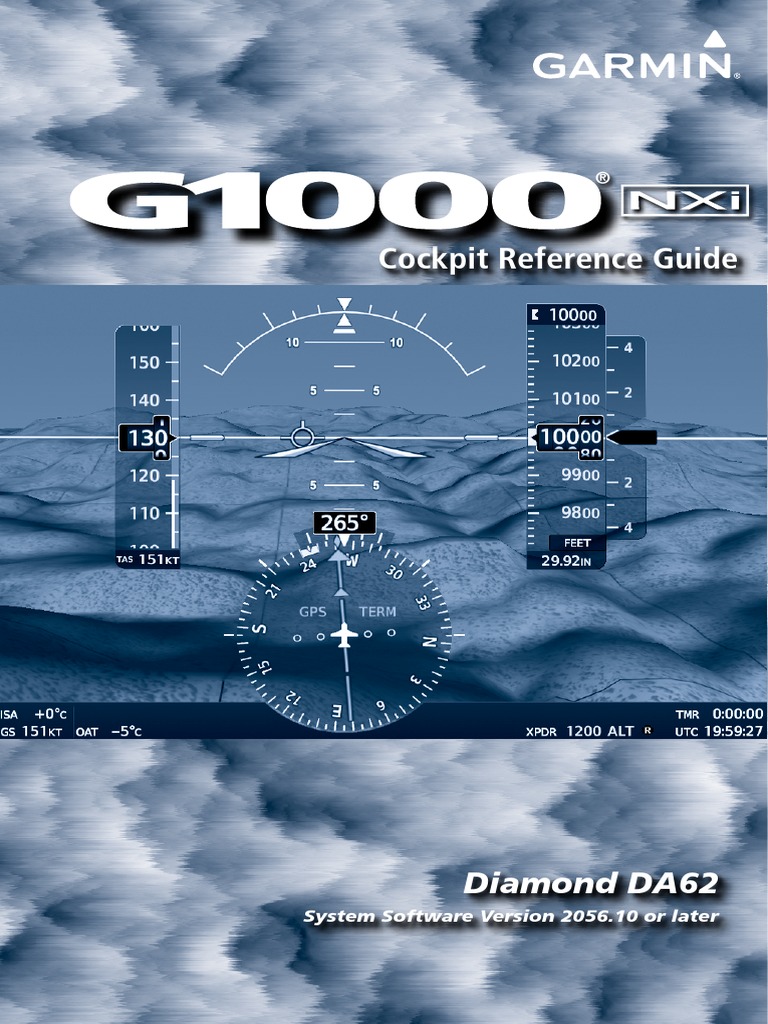 Garmin G1000 NXi Cockpit Reference Guide For The Ada62 Download Free PDF Aviation