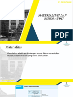 Pertemuan Ke 10 - Materialitas Dan Risiko Audit