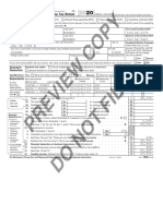 Preview Copy Do Not File: U.S. Individual Income Tax Return