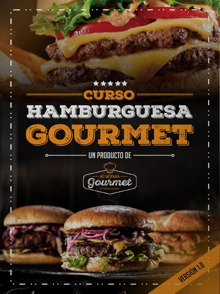 Hamburguesa Gourmet | PDF | Queso | Hamburguesas