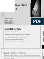 Business Research Methodology Qualitative Data Analysis