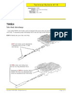 Technical Bulletin #118: Valve Body Interchange