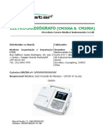 Eletrocardiógrafo CM300-CM100 Manual Operação