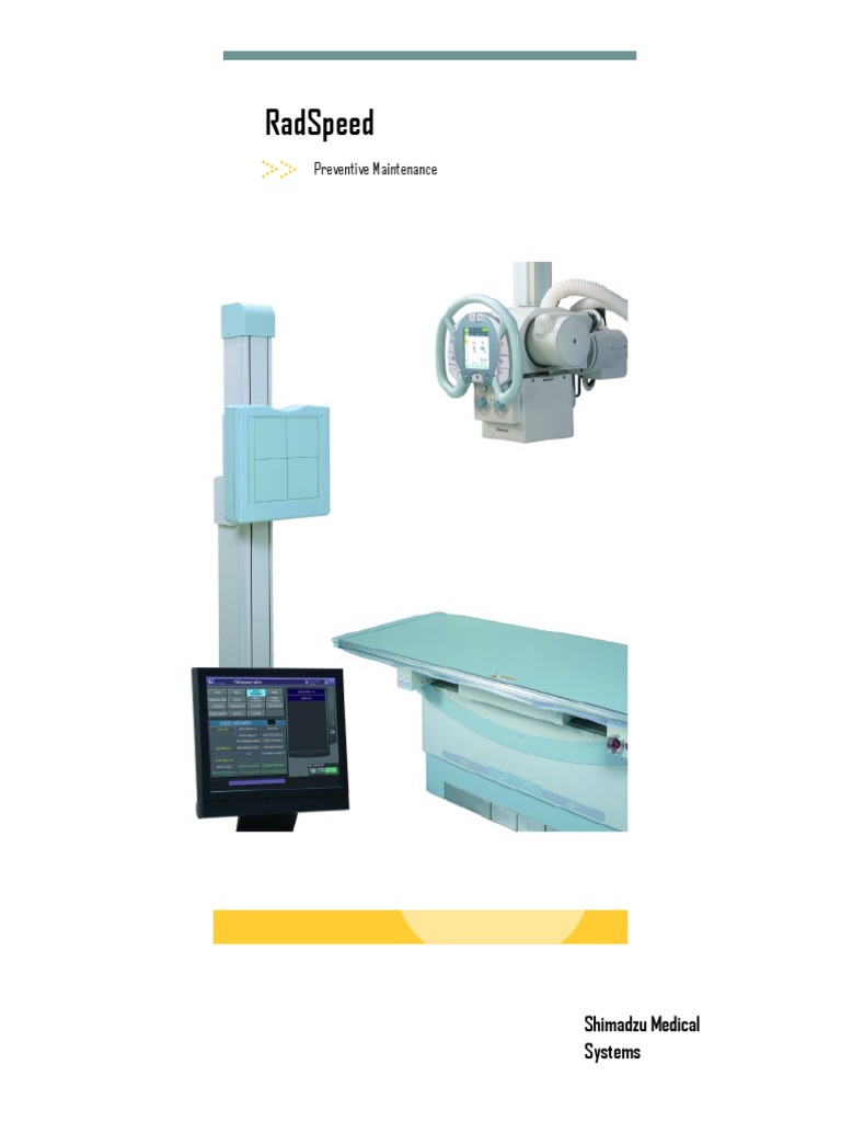 RadSpeed X-Ray Maintenance Guide | PDF | Switch | Calibration