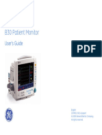 GE B30 Patient Monitor - User Manual