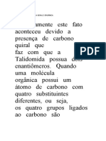 Estudo de Caso - Quimica Geral e Organica