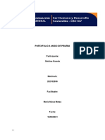 Portafolio A Modo de Prueba Ser Humano y Desarrollo Sostenible