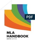 MLA Handbook (9th Edition, 2021)