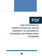 Una Estrategia de Competitividad Del Sector Primario Y de Desarrollo Económico Del Medio Rural Asturiano