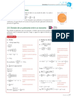 Divisíon de Polinomios Algebraicos