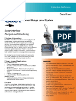 Sonar Interface Sludge Level Monitoring