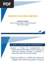 Apresentação Escopo Projeto
