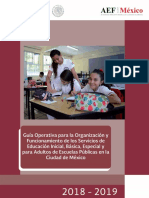 Guia Operativa Para Escuelas Publicas 2018 2019