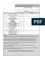 Check List de Documentos de Ingreso de Empleados Subcontratistas