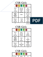 CSR Bingo