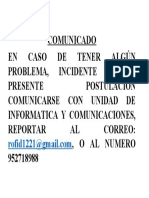 Comunicado 03