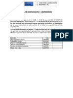 Acta de Constatacion y Compromisos