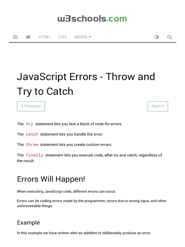 Javascript Throw Exception  Examples of Javascript Throw Exception