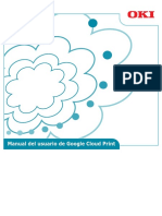 Manual Del Usuario de Google Cloud Print