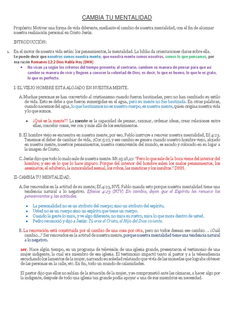 Renueva tu Mente en Cristo | PDF | Moisés | Jesús