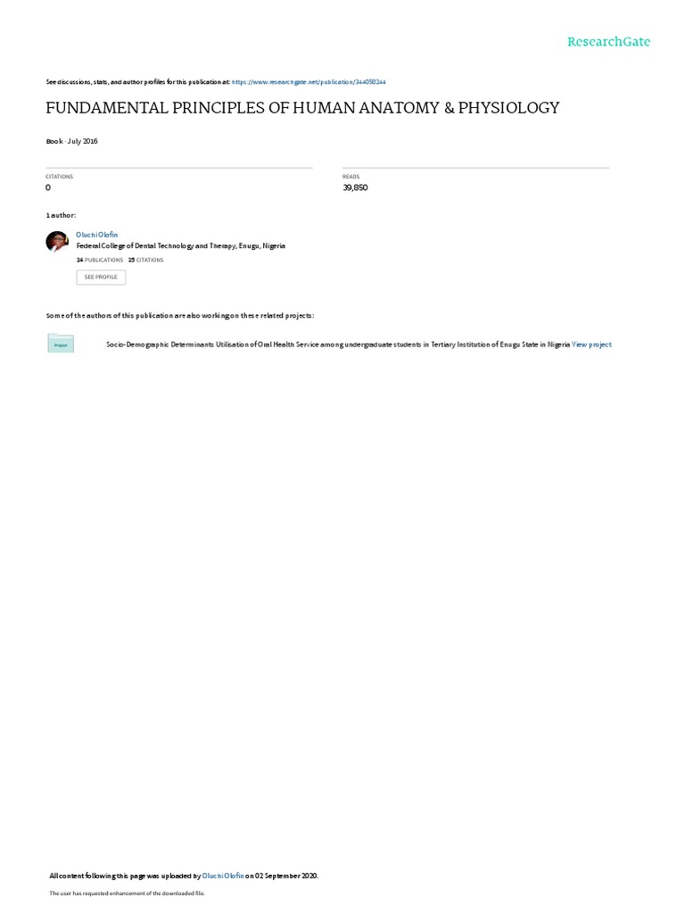 WHAT ARE THE 5 BASIC PRINCIPLES OF ANATOMY AND PHYSIOLOGY visual data 4