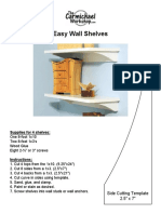 Easy Wall Shelves From The Carmichael Workshop