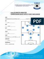 MATCH ANALYSIS REPORT Vs Molefe FC