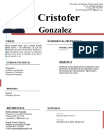 Curriculum Cristofer