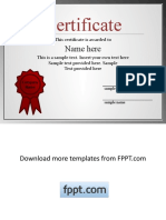 10 Certificate Template Powerpoint