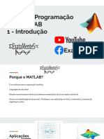 Curso de MATLAB 1 - Introducao