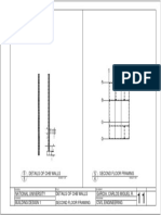 Details of CHB Walls Second Floor Framing: SCALE 1:25 SCALE 1:20