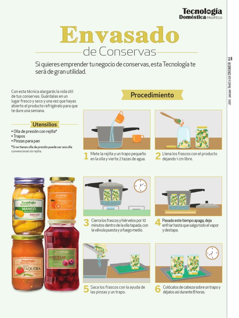 Tecnologia Domestica Envasado de Conservas | PDF