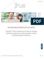 Facility Management & Maintenance: Increasing Productivity at Work