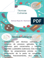 Técnicas Culinarias: Denisse Rojas M.-Nutricionista