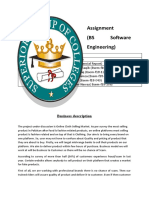 Assignment (BS Software Engineering) : Section Submitted To Project Name