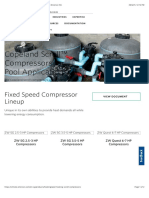 Copeland Scroll™ Compressors For Pool Applications: Fixed Speed Compressor Lineup