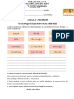 Tareas Diag. 8vo Año Día 1