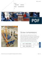 Industrial Refrigeration: Screw Compressors