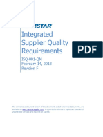 Integrated Supplier Quality Requirements: ISQ-001-QM February 14, 2018 Revision F