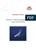 Graduation Project: Boeing 737-700NG Simulation Study Using ANSYS Fluent