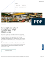 Facility Controls & Electronics: Solving Cold Chain Challenges With Electronics