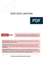 Sifat-Sifat Larutan